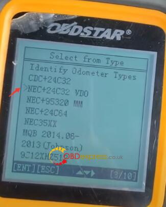 x300m mileage correction vw 10 - How to correct the mileage of VW with OBDSTAR 300M? - X300m Mileage Correction Vw 10