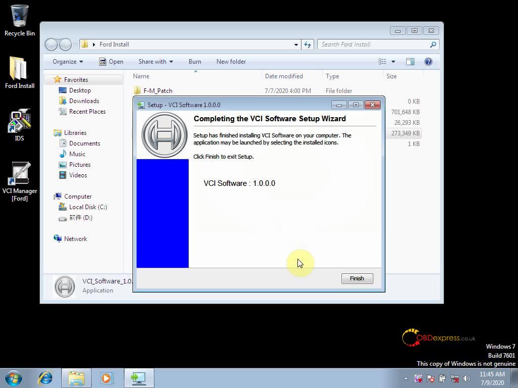 ford ids 118 01 vcm2 clone vxdiag nano install 10 - How to install Ford IDS 118.01 for VCM2 clone on win7/8/10 32/64bit? - Ford Ids 118 01 Vcm2 Clone Vxdiag Nano Install 10