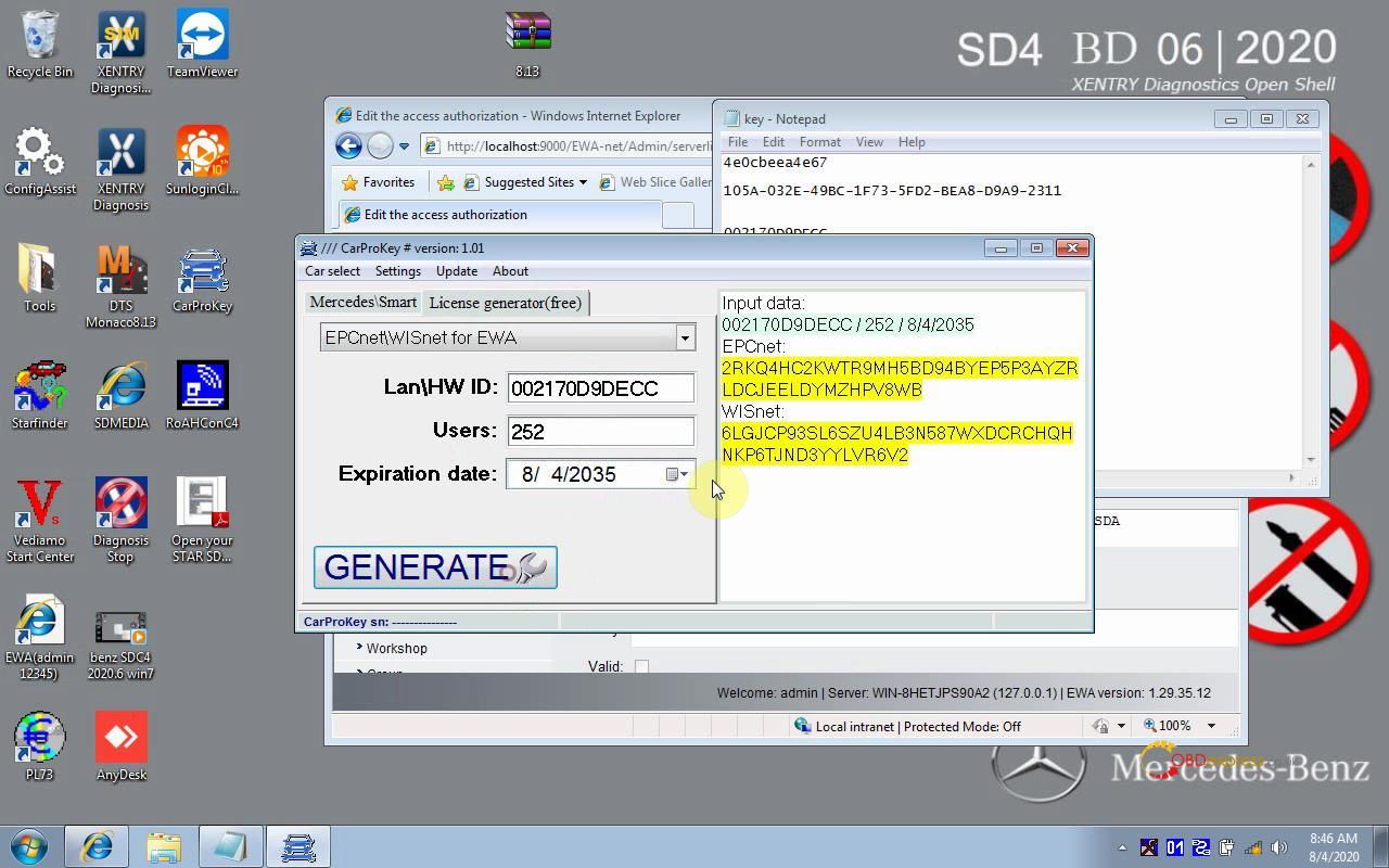 activate 2020 06 star diagnostic 14 - How to activate 2020.06 Star diagnostic Xentry, DTS & EPC/WIS? - Activate 2020 06 Star Diagnostic 14