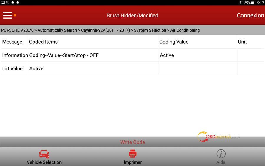 x431 porsche cayenne air conditioning module coding 02 - X431 Cayenne error