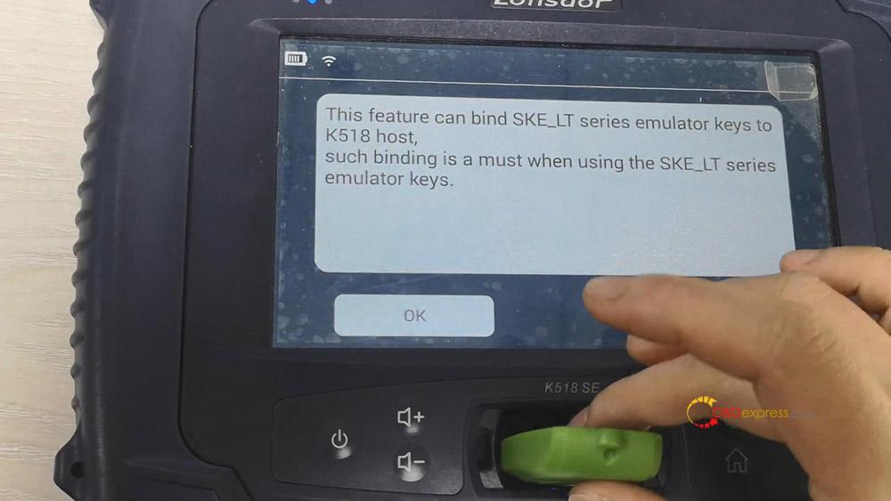 bind ske emulator to lonsdor k518 06 - How to Bind SKE Emulator to Lonsdor K518 key programmer? -