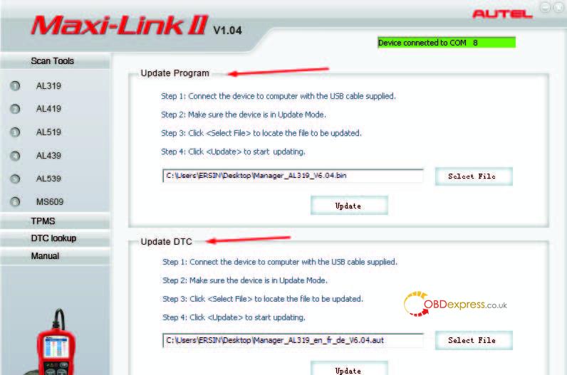 update via autel maxilink ii 13 - How to fix Autel AutoLink AL419 can't update v7.14 v4.33? - fix Autel AutoLink AL419 can't update v7.14 v4.33