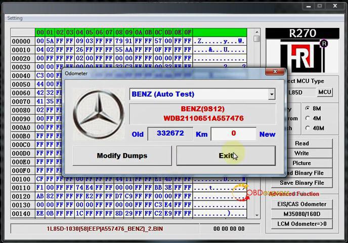 r270 read mercedes eis w211 eeprom 08 - Use R270+ to read Mercedes EIS W211 EEPROM - Use R270+ to read Mercedes EIS W211 EEPROM