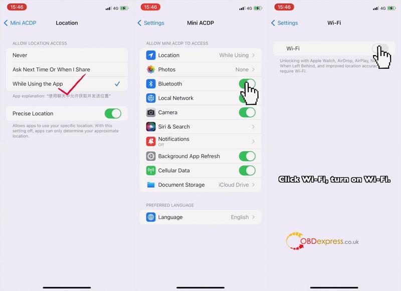 setup yanhua mini acdp ios iphone hotspot connection 2 - How to Connect Yanhua Mini ACDP to IOS iPhone Hotspot? - Connect Yanhua Mini ACDP to IOS iPhone Hotspot