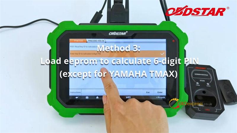 3 ways to calculate moto pincode with obdstar x300 dp plus 8 - 3 Ways to Calculate MOTO Pincode with Obdstar X300 DP Plus - Calculate MOTO Pincode with Obdstar X300 DP Plus