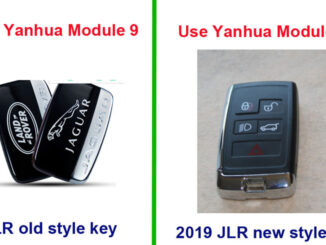 JLR new and old keys comparison