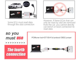 PCMtuner Read ECU via OBD on Bench