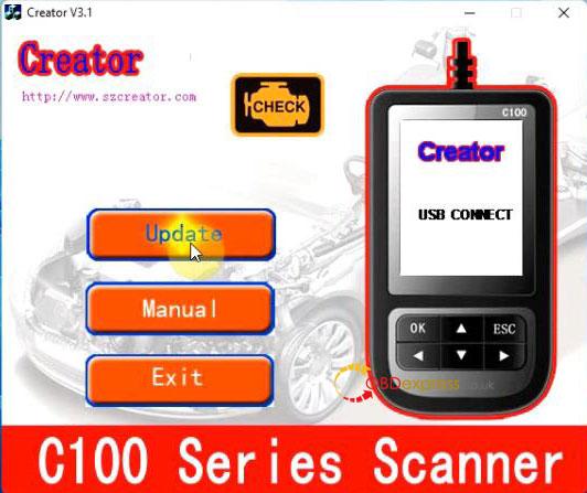 creator c110 bmw code reader upgrade instruction 7 - Creator C110+ BMW Code Reader Upgrade Instruction - Creator C110+ BMW Code Reader Upgrade Instruction
