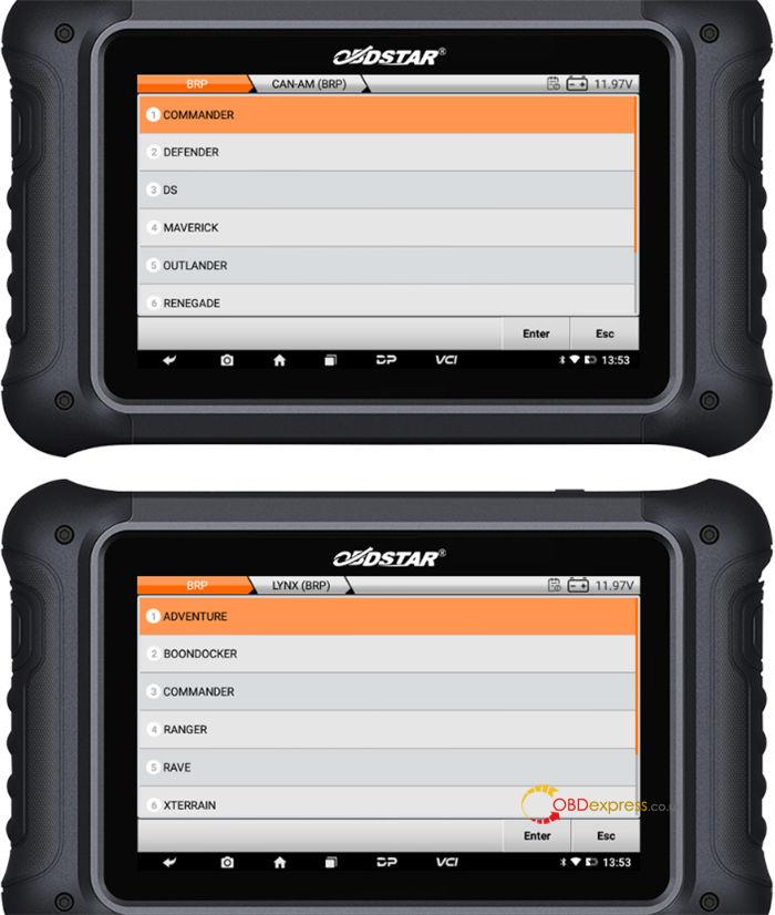 OBDSTAR MK70 user guide 5 - OBDSTAR MK70 User Guide: Main Feature, Vehicle Coverage, Menu Function Display - OBDSTAR MK70 User Guide