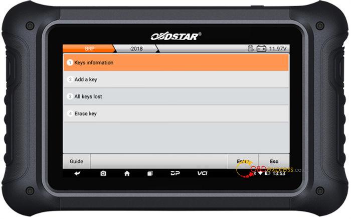 OBDSTAR MK70 user guide 7 - OBDSTAR MK70 User Guide: Main Feature, Vehicle Coverage, Menu Function Display - OBDSTAR MK70 User Guide