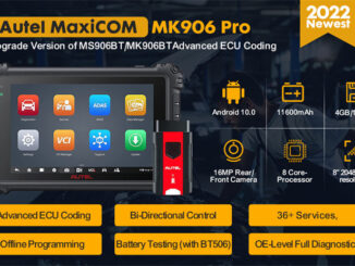 Autel MK906 Pro Unboxing, Register, Update and Function Menu Display