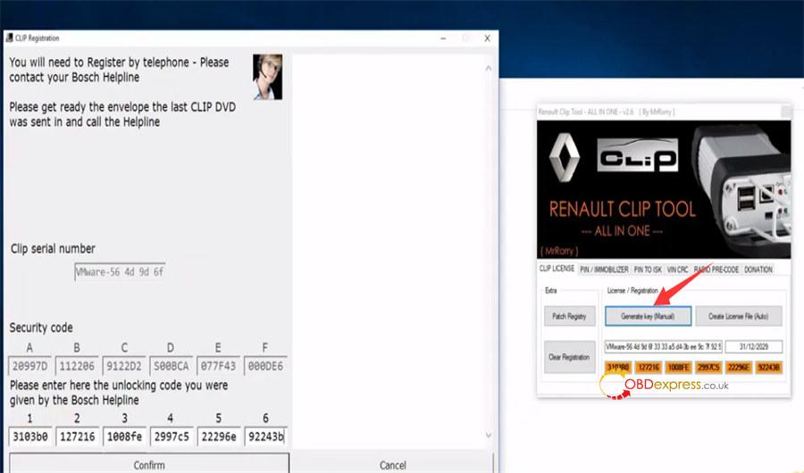 Download and Install Clip V219 for VXDIAG VCX NANO Renault