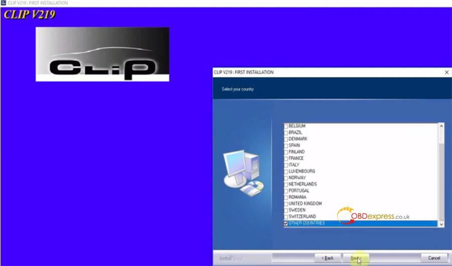 Download and Install Clip V219 for VXDIAG VCX NANO Renault