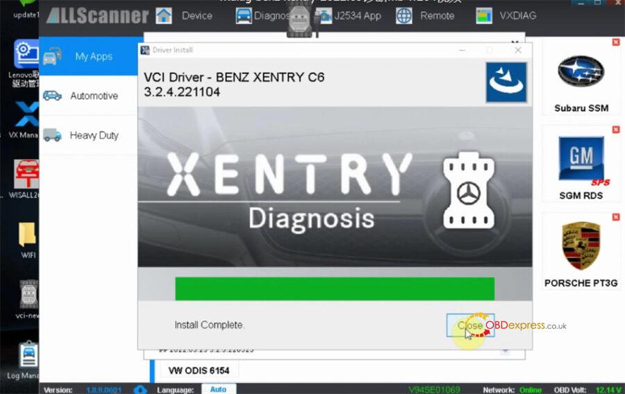 vcx se benz diagnose mb w204 with xentry 09.2022 7 900x568 - VXDIAG VCX SE Benz Diagnose MB W204 with Xentry 09.2022 No Issues - VXDIAG VCX SE Benz Diagnose MB W204 with Xentry 09.2022 No Issues