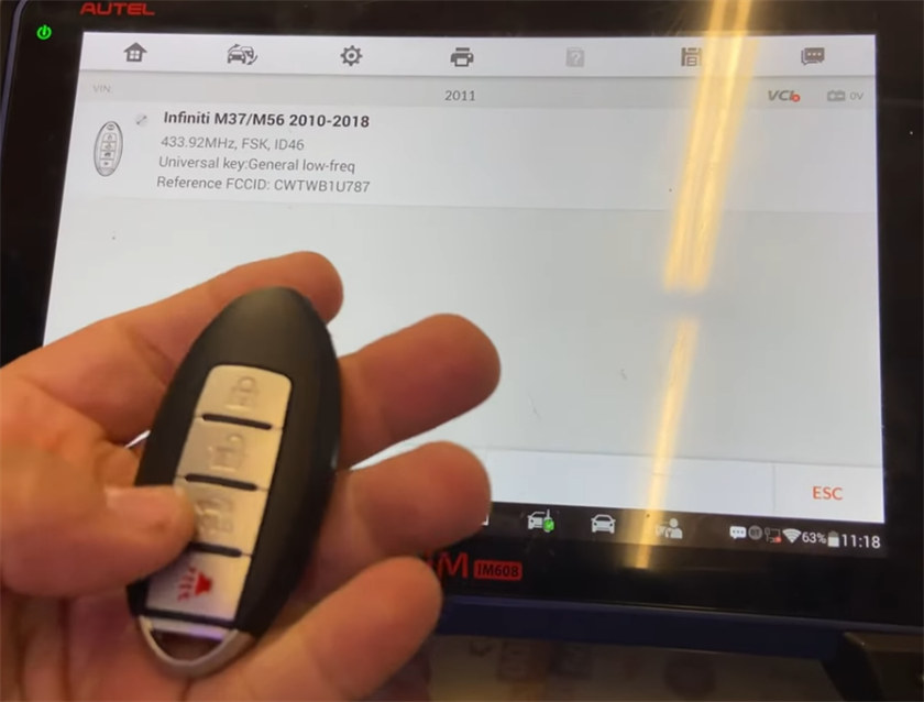 which tool can generate infiniti m37 universal key 2 - Infiniti Q70/ M37 Universal Key Generate: Autel IM608 Pro or VVDI Key Tool Max Pro? - Infiniti Q70 M37 Universal Key Generate