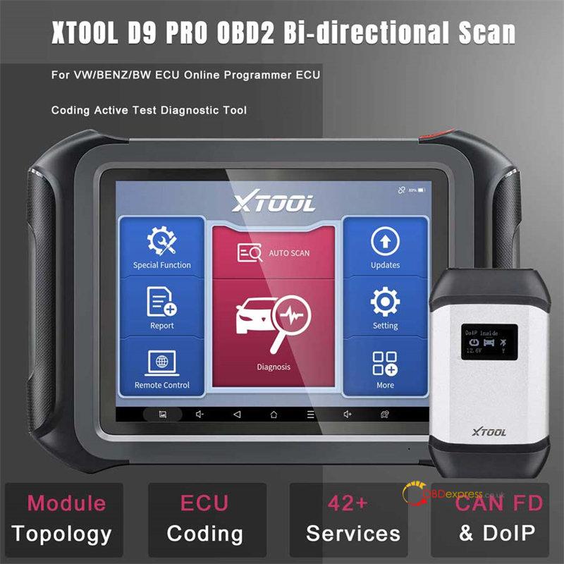 xtool d9 pro register update self test guide 1 - XTOOL D9 Pro User Guide: Registration upgrade and menu function introduction - XTOOL D9 Pro User Guide - Registration upgrade and menu function introduction