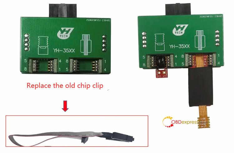 yh35xx chip clip installation for 35128wt read and write 1 - How to Install YH35XX Chip Clip for 35128WT Read and Write? - Install YH35XX Chip Clip for 35128WT Read and Write