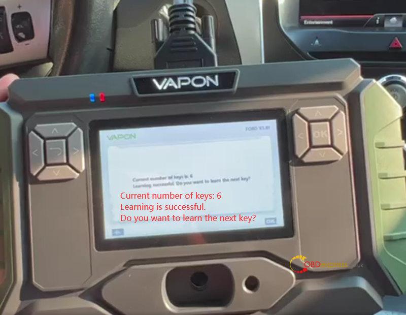 how to use vapon vp996 key programmer 11 - How to Use VAPON VP996 Key Programmer? - VAPON VP996 Key Programmer