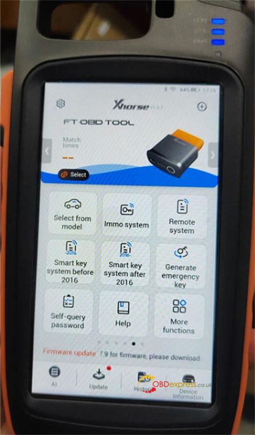 how to use xhorse ft obd toyota mini obd tool 8 - How to Use Xhorse FT-OBD Toyota Mini OBD Tool? - How to Use Xhorse FT-OBD Toyota Mini OBD Tool