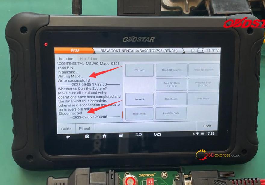 bmw msv90 clone and read isn code with obdstar dc706 13 - BMW MSV90 Clone and Read ISN Code with OBDSTAR DC706 - BMW MSV90 Clone and Read ISN Code with OBDSTAR DC706