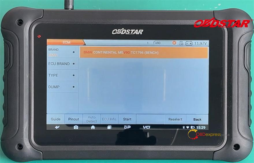 bmw msv90 clone and read isn code with obdstar dc706 4 - BMW MSV90 Clone and Read ISN Code with OBDSTAR DC706 - BMW MSV90 Clone and Read ISN Code with OBDSTAR DC706