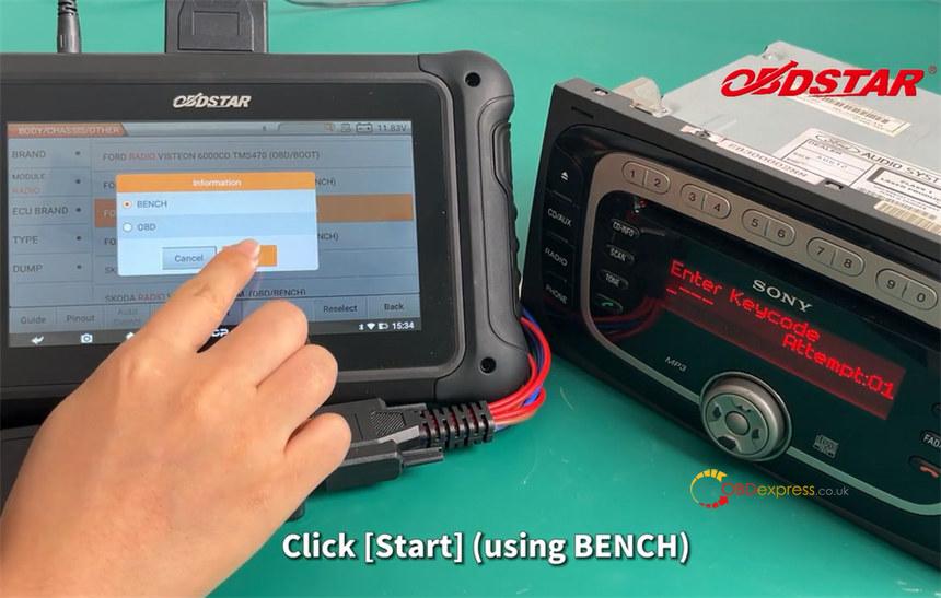 obdstar dc706 read ford sony tms470 radio code 6 - How to Read/ Write Ford SONY TMS470 Radio Code & EEPROM with OBDSTAR DC706? - Read Write Ford SONY TMS470 Radio Code and EEPROM with OBDSTAR DC706