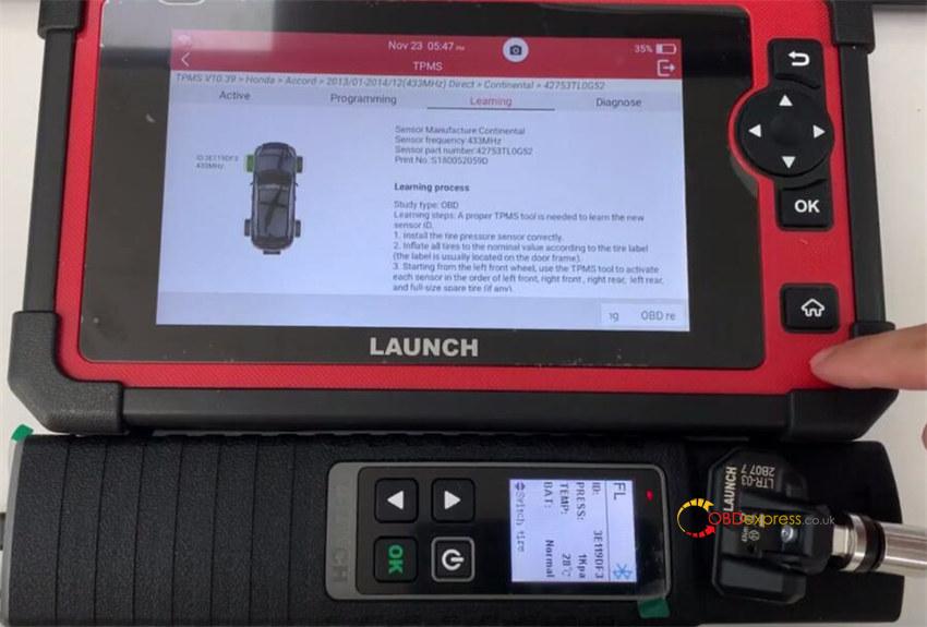 launch x431 crp919e bst360 and tpms function instruction 15 - How to Use BST360 and TPMS Functions on Launch X431 CRP919E? - How to Use BST360 and TPMS Functions on Launch X431 CRP919E