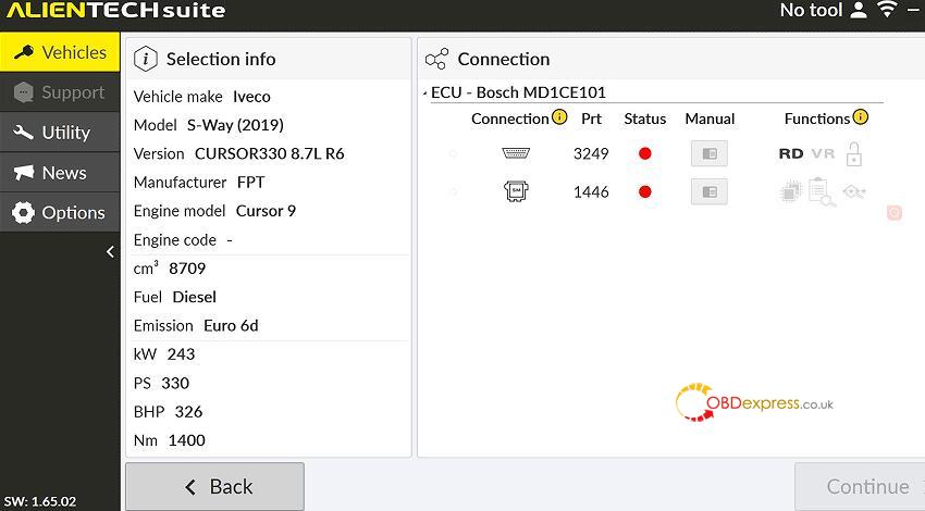 kess3 clone suzuki iveco ecu 1 - Alientech KESS3 Update: Support MED17.9.63 & MD1CE101 (Jan.2024) - Alientech KESS3 Update SUZUKI MED17.9.63 and IVECO MD1CE101 ECUs via OBD