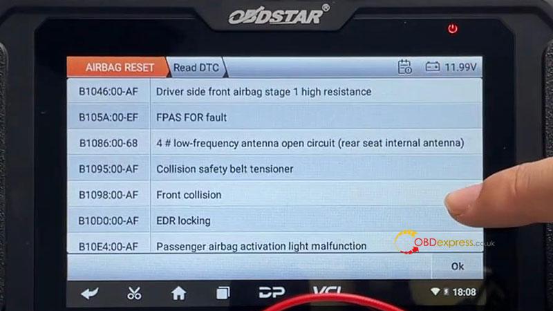 obdstar p50 reset jmc r7f701009 airbag on bench 9 - OBDSTAR P50 Reset JMC R7F701009 Airbag on Bench - OBDSTAR P50 Reset JMC R7F701009 Airbag on Bench