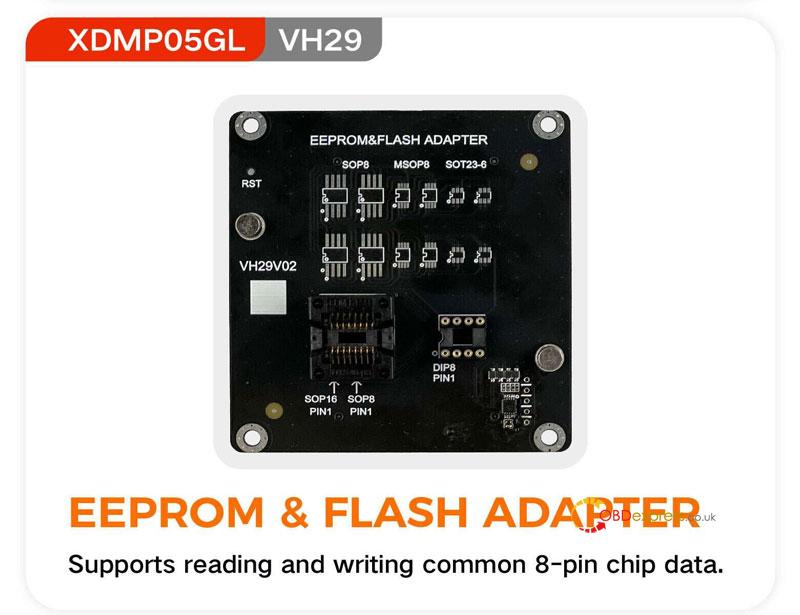 xhorse multi prog sop44 tsop48 eeprom flash adapter 3 - Xhorse Multi-Prog SOP44/TSOP48 EEPROM & FLASH Adapter - Xhorse Multi-Prog SOP44 TSOP48 EEPROM and FLASH Adapter