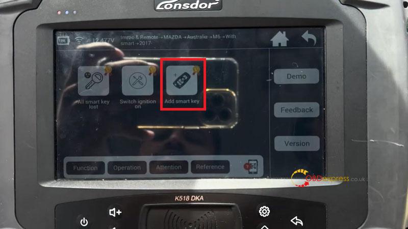 lonsdor k518 pro adds 2020 mazda 6 smart key by obd 4 - Lonsdor K518 Pro Adds 2020 Mazda 6 Smart Key by OBD - Lonsdor K518 Pro Adds 2020 Mazda 6 Smart Key by OBD