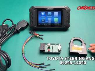 OBDSTAR P50 Repair Toyota Steering Angle Sensor by Bench
