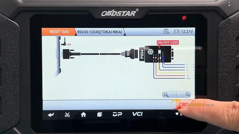 obdstar p50 repair toyota steering angle sensor by bench 4 - OBDSTAR P50 Repair Toyota Steering Angle Sensor by Bench - OBDSTAR P50 Repair Toyota Steering Angle Sensor by Bench