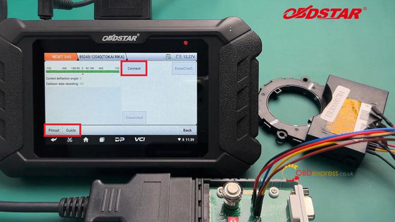 obdstar p50 repair toyota steering angle sensor by bench 6 - OBDSTAR P50 Repair Toyota Steering Angle Sensor by Bench - OBDSTAR P50 Repair Toyota Steering Angle Sensor by Bench