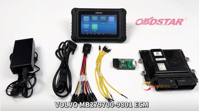 obdstar dc706 volvo ecm clone and unlock 1 - Volvo ECM Read/ Write/ Unlock with OBDSTAR DC706 on Bench - Volvo ECM Read, Write, Unlock with OBDSTAR DC706 on Bench