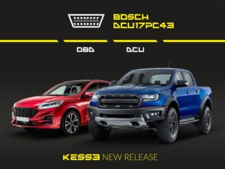 KESS V3 Update Ford Bosch DCU17PC43 ECUs Read Write via OBD