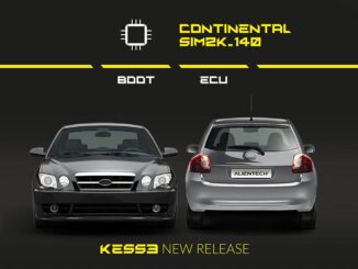 Alientech KESS3 Update Hyundi,KIA Continental SIM2K-140 via Boot