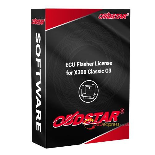 x300 classic g3 software license activation 3 - OBDSTAR X300 Classic G3: Activate Odometer, Airbag, ECU Flasher, Test Platform functions - OBDSTAR X300 Classic G3 Guide_Odometer_Airbag_ECU Flasher_Test Platform Activation