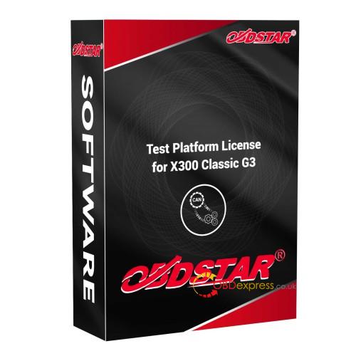 x300 classic g3 software license activation 5 - OBDSTAR X300 Classic G3: Activate Odometer, Airbag, ECU Flasher, Test Platform functions - OBDSTAR X300 Classic G3 Guide_Odometer_Airbag_ECU Flasher_Test Platform Activation