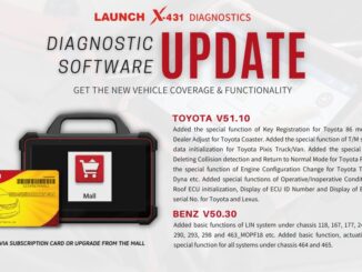Launch X431 Scanner Update Mercedes-Benz and Toyota