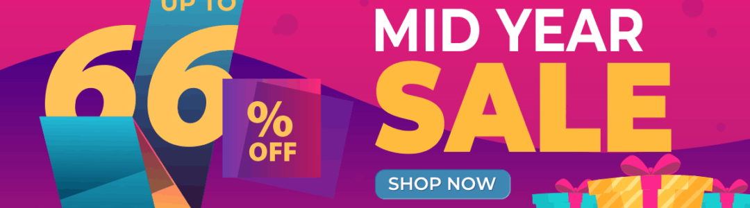 mid year sale poster
