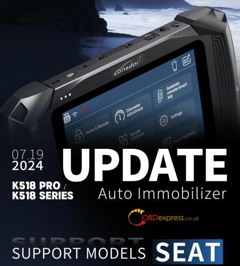 Lonsdor K518 Pro Update SEAT Auto IMMO Models 