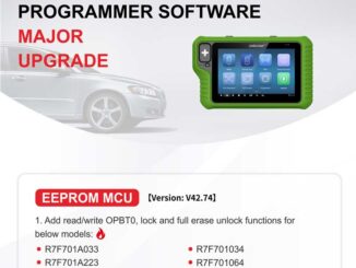 OBDSTAR AUTO IMMO, Programming Software June Upgrade