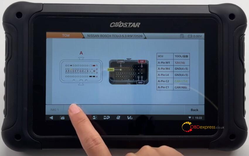 Nissan CVT TCU253 R5F72539 TCM Clone by OBDSTAR G3 and DC706
