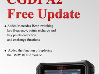 CGDI A2 add BMW BDC2 Replacement function