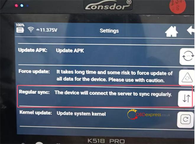 Lonsdor K518 Pro APP permission has expired solution 6