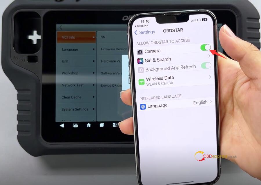 bind obdstar tablet to obdstar app 5