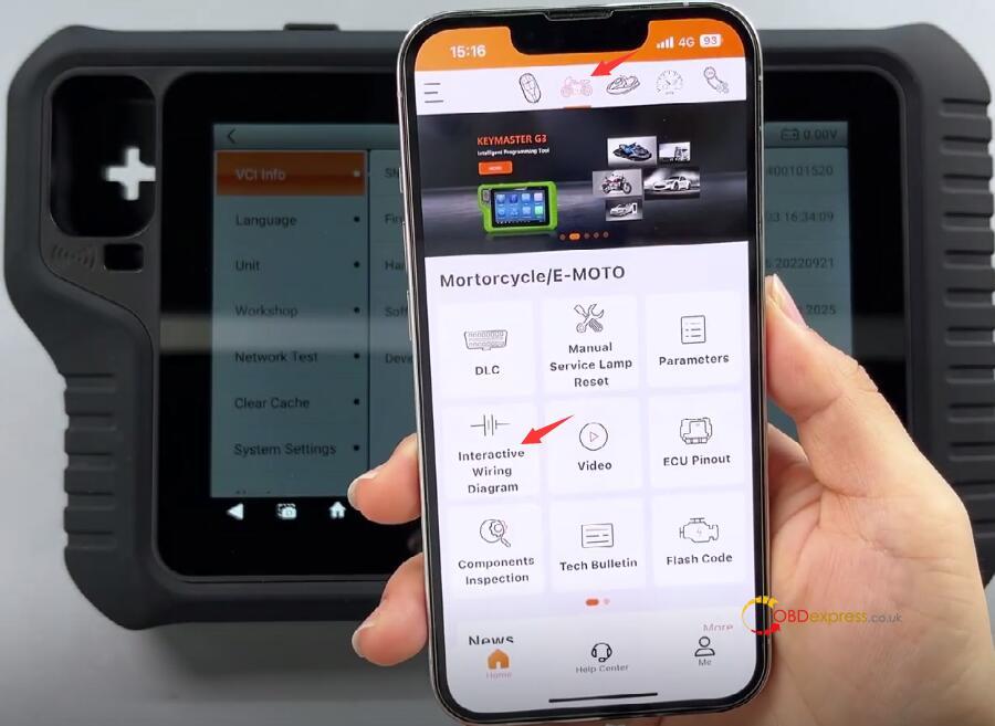 bind obdstar tablet to obdstar app 8