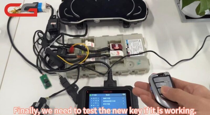 cgdi a2 bmw g series bdc2 key adding by bench guide (10)