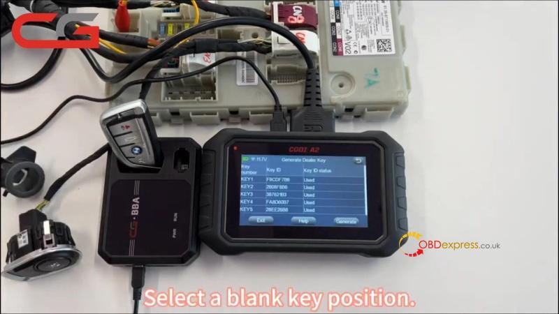 cgdi a2 bmw g series bdc2 key adding by bench guide (9)